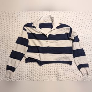 Aerie cropped polo or rugby shirt